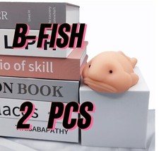 2Ps B-Fish Squishy Toy Stress Relief Soft Squeeze Funny Cute Kawaii Ocean Animal