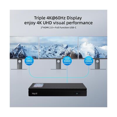 MeLE Mini PC Quieter 4C - 12th Gen N100, Fanless PC, 16GB RAM