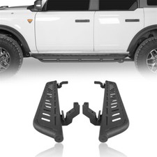 Pair Side Steps Nerf Bars Running Boards Fit 2021-2026 Ford Bronco 4-door Trucks