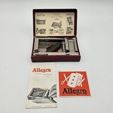 Allegro Swiss Metal Razor Blade Sharpener + Case + Instructions
