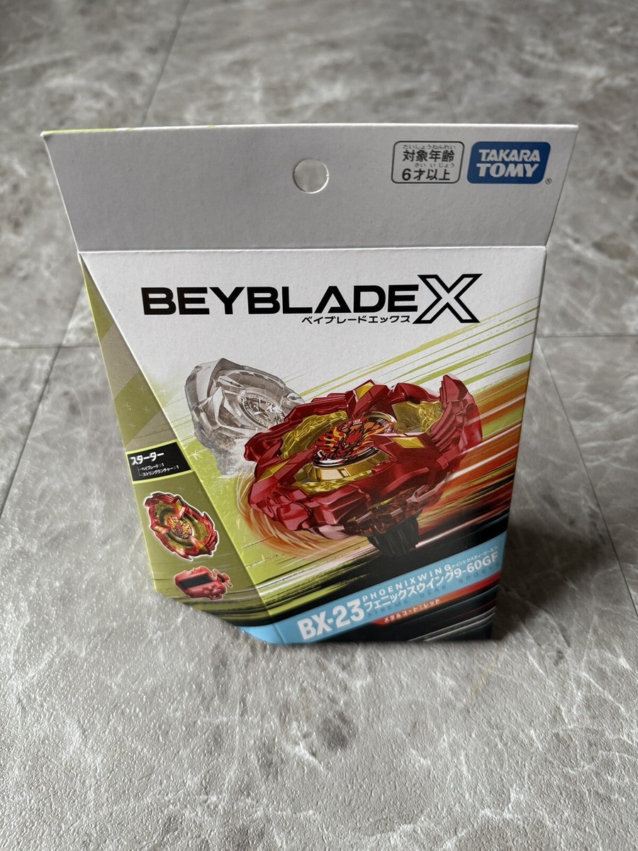 Phoenix Wing 9-60GF Beyblade X Starter BX23 Takara Tomy Metallic