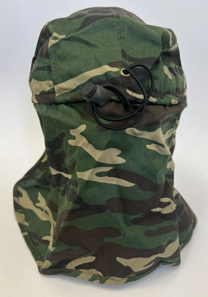 Шляпа камуфляжная с клапаном для ушей и шеи для занятий спортом регулируемая - Изображение 2 из 2
