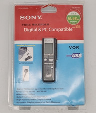 Sony Voice Recorder ICD-P210RS Digital IC Handheld Tested