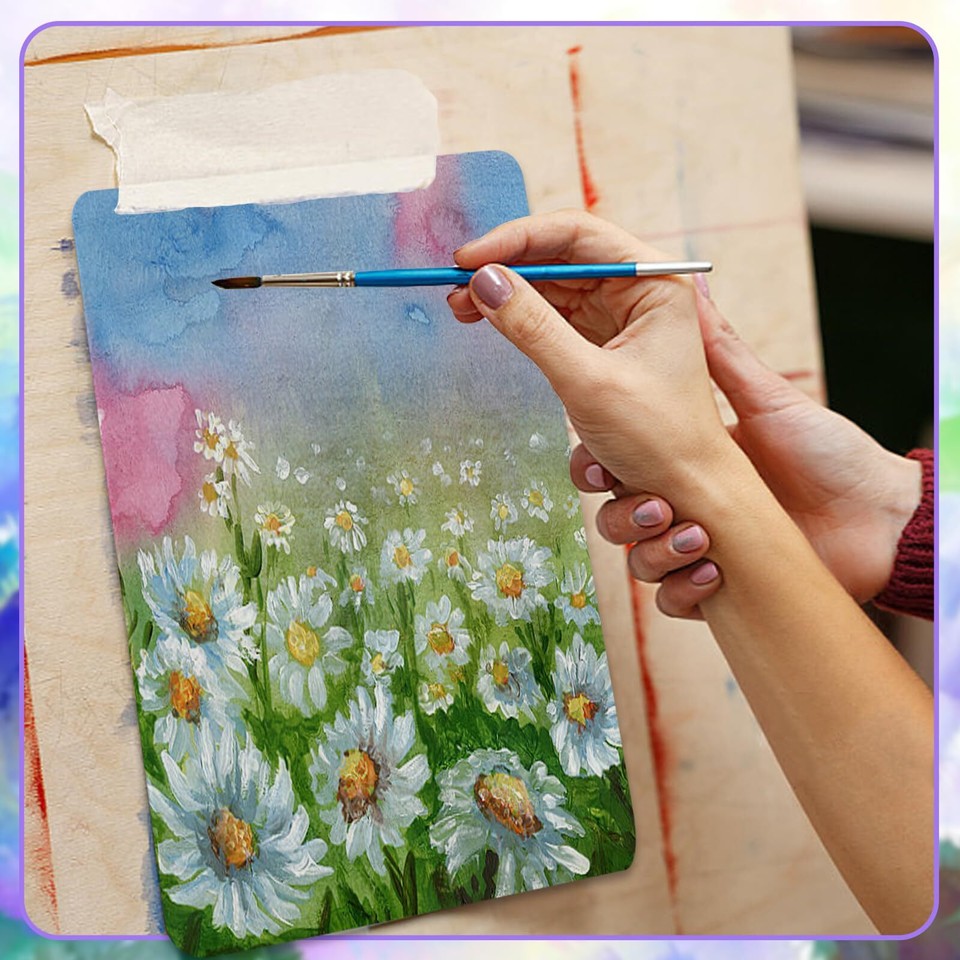 Carnet Aquarelle 300g/m² - 30 Feuilles Coton 15x20cm | Parfait Pour Cartes, Carnets Créatifs Et Peinture à L'eau