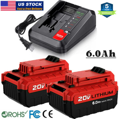 for PORTER CABLE 20 Volt Lithium-Ion Max PCC685L Battery or Charger  PCC640