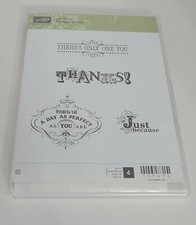 Stampin Up Vintage Verses Stamping Set 129636