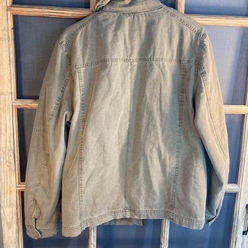 G H Bass Men's Green Field Jacket, Size 
