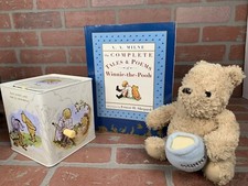 Disney Lot: Winnie The Pooh Jack In The Box, Musical Plush,  Baby Classic Books