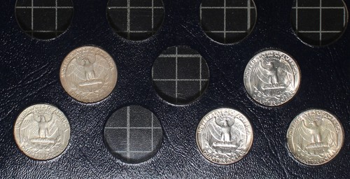 Washington Quarters Silver Lot of 14 Better Grades 1941-1948 Starter Set - Picture 6 of 6