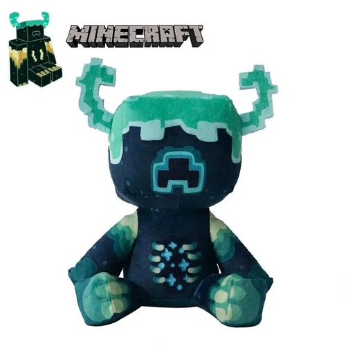 25cm Minecraft Warden Plush Toy Stuffed Pillow Doll Figure Kids Birthday Gifts - Picture 2 of 10