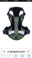 dog harness no pull olive green medium small