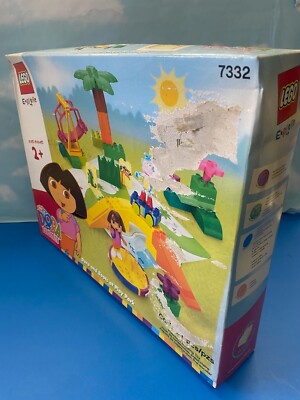 RETIRED 2004 LEGO Duplo 7332 Dora The Explorer & Boots at Play