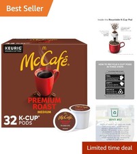 McCaf Roast K-Cup Coffee Pods 32 Count for Keurig Machines
