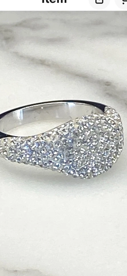 anillo cristal swarovski talla 8 nuevo Foto 4 de 4