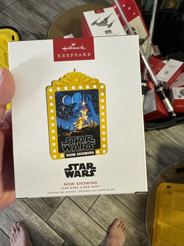 Hallmark 2023 Star Wars New Hope NOW SHOWING Keepsake Ornament Magic Light H492