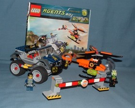 AGENTS, 4-WHEELING PURSUIT SET NO. 8969 - LEGO - 2009 - USED