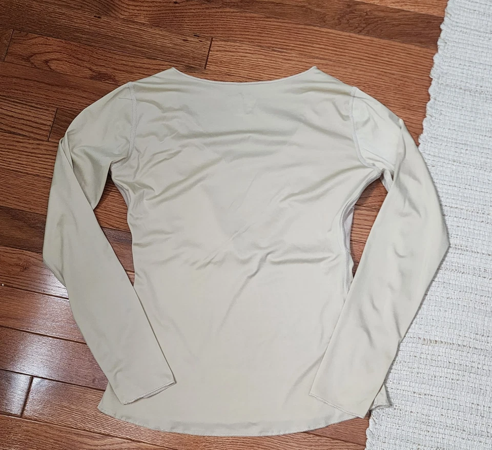 SPANX Hide & Sleek Long Sleeve Nude Shapewear Top Long Sleeve Slimming Neutral L - Image 3 of 3