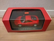 ixo Ferrari 360 Modena Red 2000 1/43 Diecast Model Car Collectible Replica