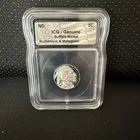 Genuine Buffalo Nickel Ruthenium & Hologram ND 5c in ICG Slab!