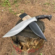 Custom Handmade Carbon Steel Blade Gurkha Kukri Knife | Hunting Knife Camping