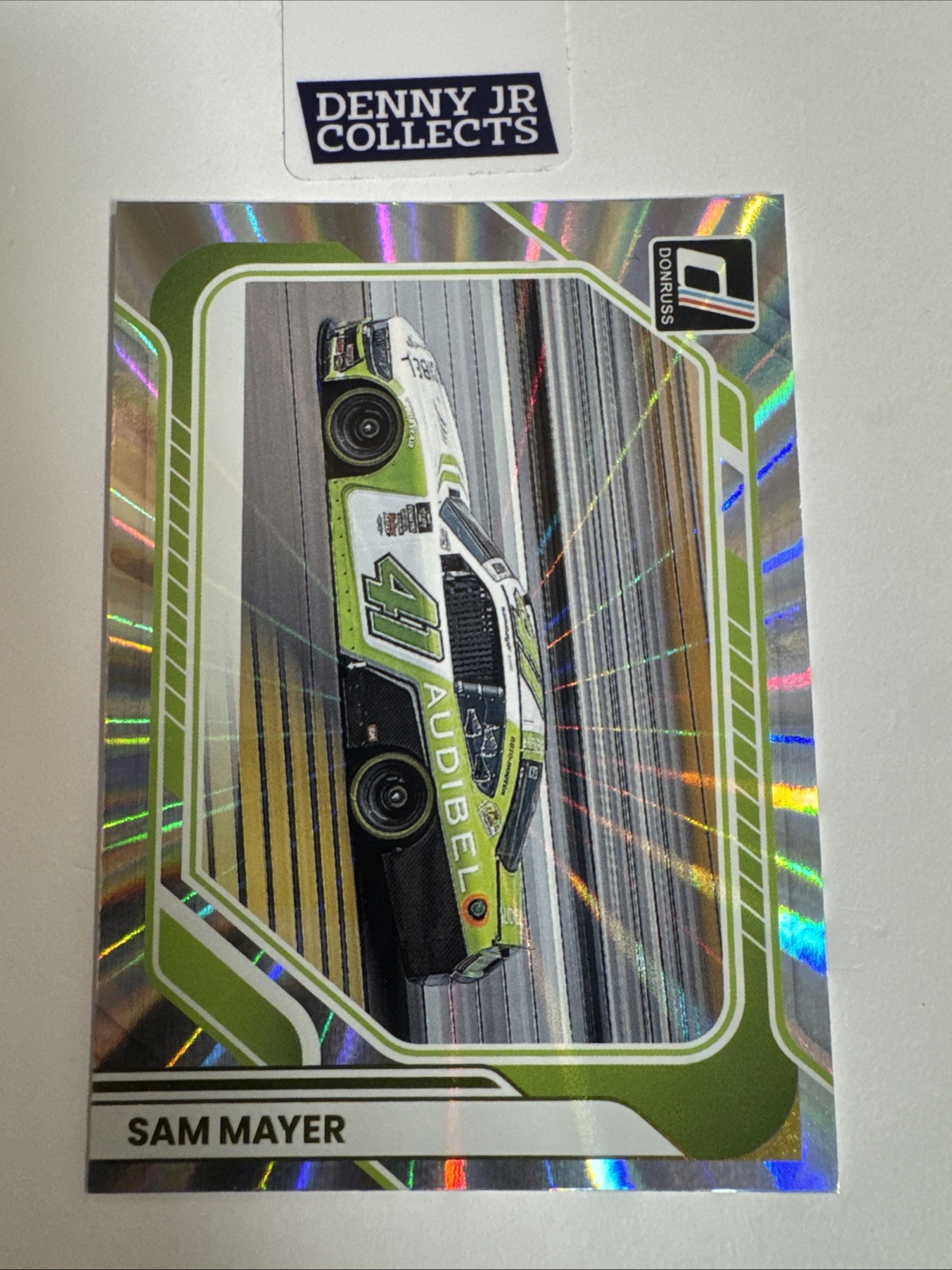 2026 Panini Donruss NASCAR Racing #176 Sam Mayer Silver Laser