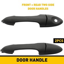 2X Front Rear Exterior Door Panel Handle Black For 2005-2007 Escape Hybrid EOE