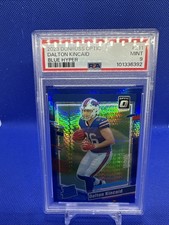 2023 Panini Donruss Optic - Rated Rookie Dalton Kincaid #211 Blue Hyper Prizm...