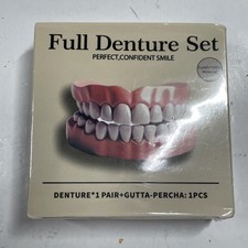Custom-Fit Functional Dentures Silicone Reline Denture Set NEW SEALED BOX