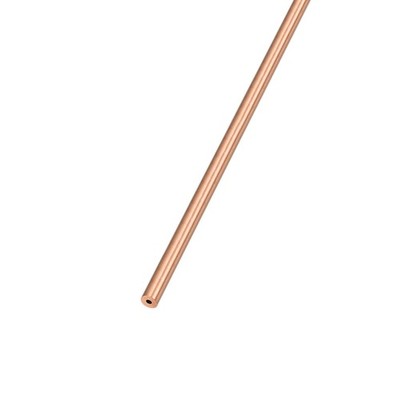 Copper Tube (3mm OD x 1mm Wall T x 300mm L), Straight Tubing