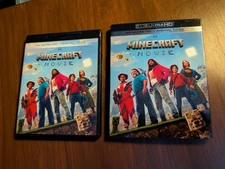 A Minecraft Movie 4K UHD w Slipcover (NO digital!) Like New! Ships in Box!