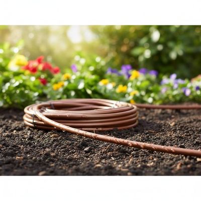 #ad #ad Pressure Compensating Drip Irrigation Tubing 50 Feet 6 Inch Emitter Spacing $33.99