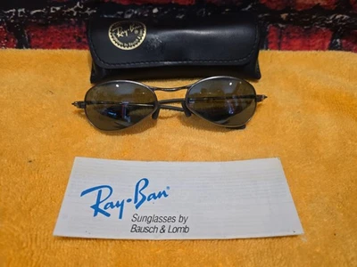 Ray-Ban Silver Oval Vintage Sunglasses for sale | eBay
