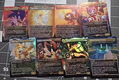 MTG Magic the Gathering Secret Lair x Sonic: Friends and Foes Non-Foil Opened