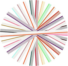 24Pcs Book Binding Headbands - 24 Color 12 X ...