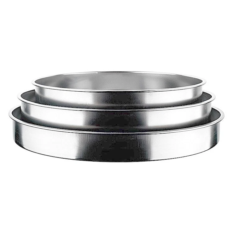 Almina Backofenblech 28/32/36 cm 3er-Set Edelstahl Backblech Backform Tepsi - Bild 4 von 4