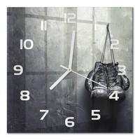 Design-Wanduhr Mit FließEnden Zeigern Boxhandschuhe WeißE Zeiger 30X30 Cm
