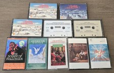 Christmas Cassette Tapes Lot 10 Holiday Music Classic Mix Albums Halloween