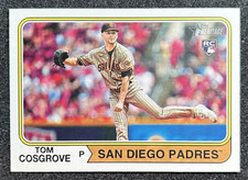 2023 Topps Heritage #697 Tom Cosgrove Base Rookie RC San Diego Padres