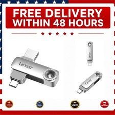Lexar D50E 128GB USB Flash Drive USB-A USB-C Dual Connector