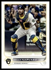 2022 Topps Omar Narvaez Milwaukee Brewers #139