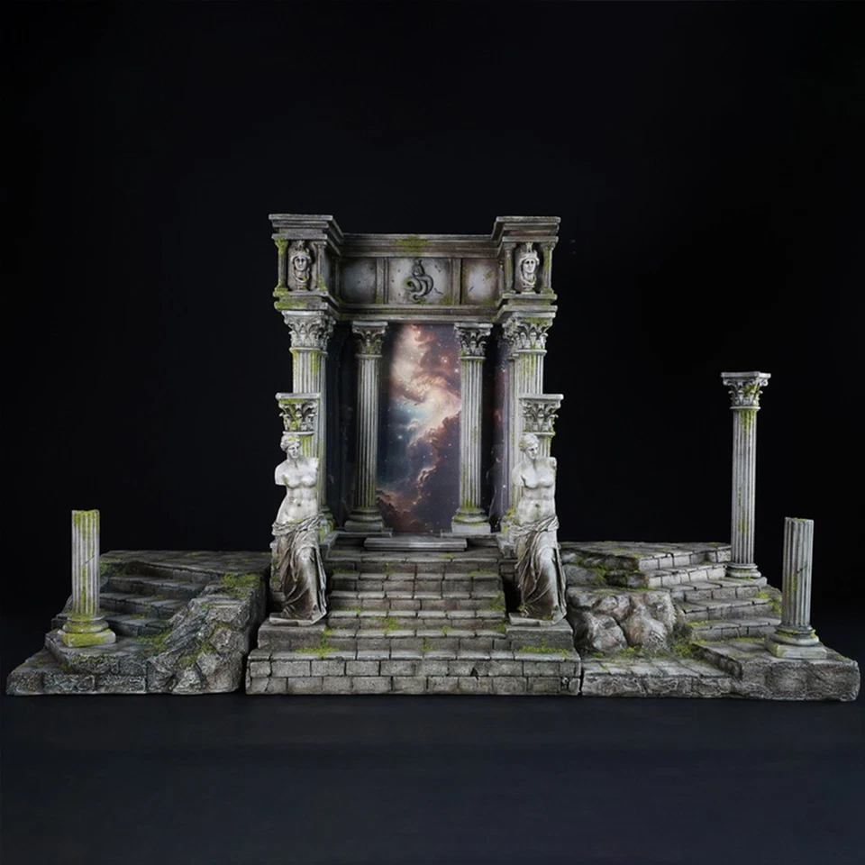 HIPLAY MMMTOYS Ruinas del Templo Romano 3 Diorama Escena Base Para Figura de Acción 1/12 Foto 3 de 4