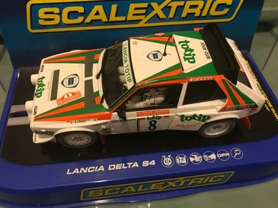Scalextric C3638 Lancia Delta S4 WhiGrnRed #8