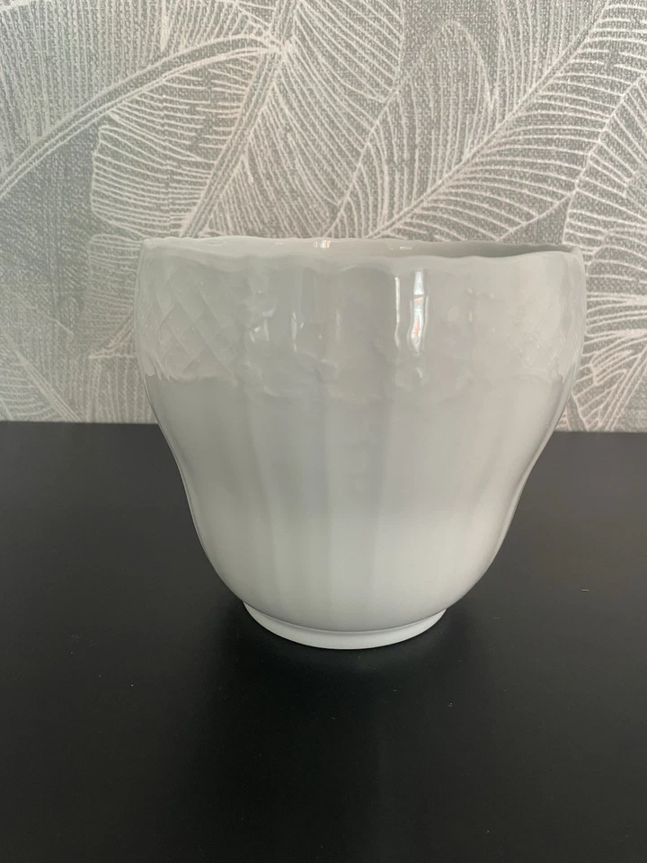 Wunderschöner Vintage Blumentopf aus Porzellan AK Kaiser Porzellan, Shabby Chick