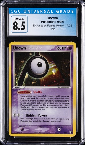 Unown graded CGC 8.5 for sale on eBay