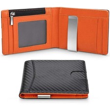 Carbon Fiber Rfid Men Wallets Money Bag Slim Thin Card Man Wallet Luxury Male Sm