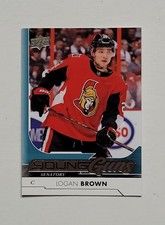 2017-18 Upper Deck Young Guns #217 Logan Brown RC