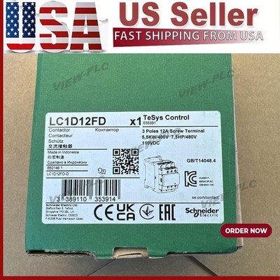 Schneider Electric LC1D12FD Contactor - TeSys # 035391 NEW