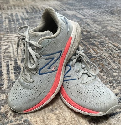 Size 4 girls New Balance athletic shoe GP860P13 FRESH FOAM X 860 Moon Dust/Pink 