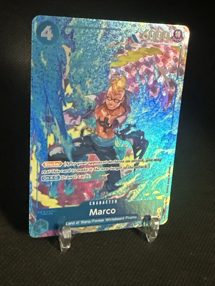 Marco PRB02-008 SR Alternate Art Alt Art One Piece Card Game English - Image 4 of 4