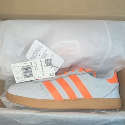 adidas Breaknet Sleek Women s Low Top Lace-Up Sneakers Gray/Orange Gum IH1373